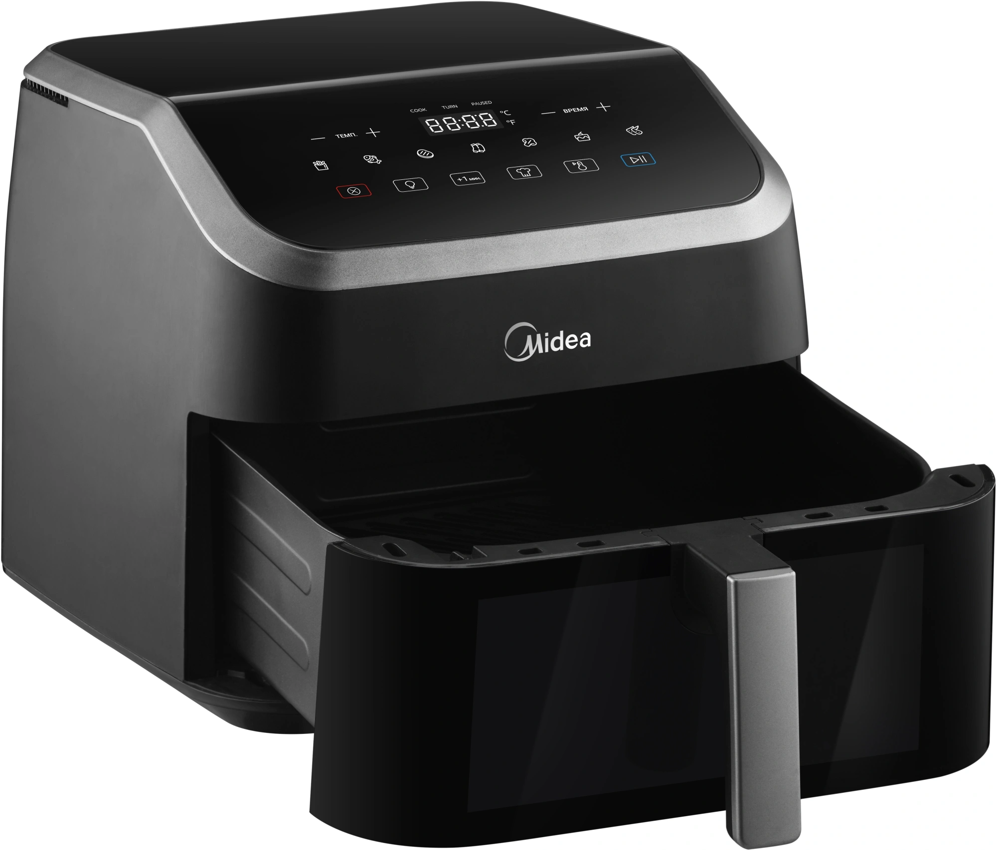 Аэрогриль Midea MAF-CY85WK 8.5л 2200Вт черный