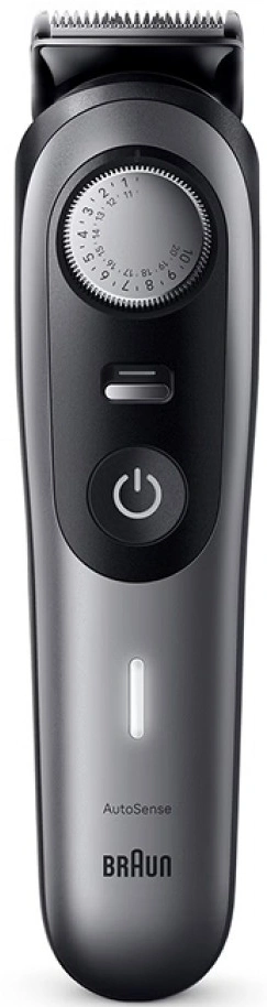 Триммер Braun BT9520 серебристый (насадок в компл:4шт)