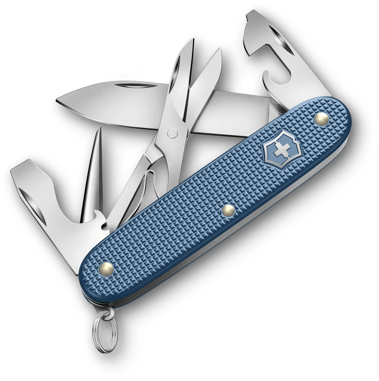 Нож перочинный Victorinox Pioneer X Alox LE26 (0.8231.L26) 93мм 9функц. синий подар.коробка