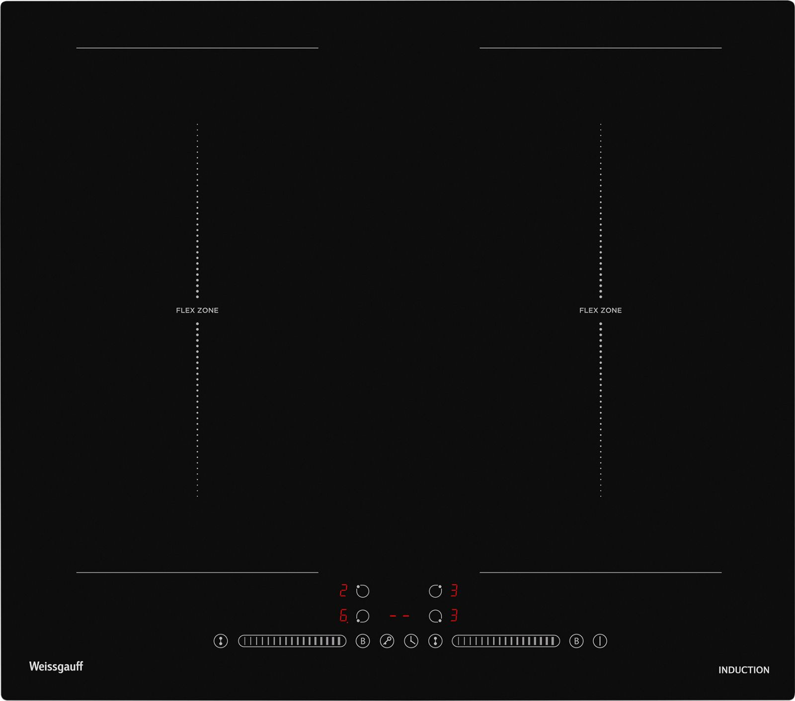 Индукционная варочная поверхность Weissgauff HI 642 BSCM черный