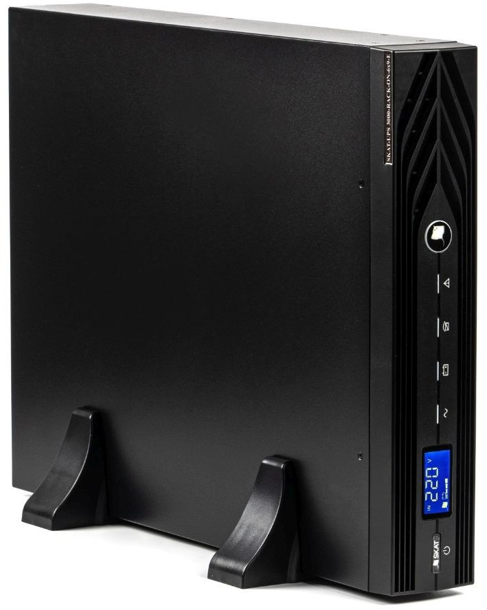 Источник бесперебойного питания Бастион SKAT-UPS 3000-RACK-ON-6x9-E 2700Вт 3000ВА черный