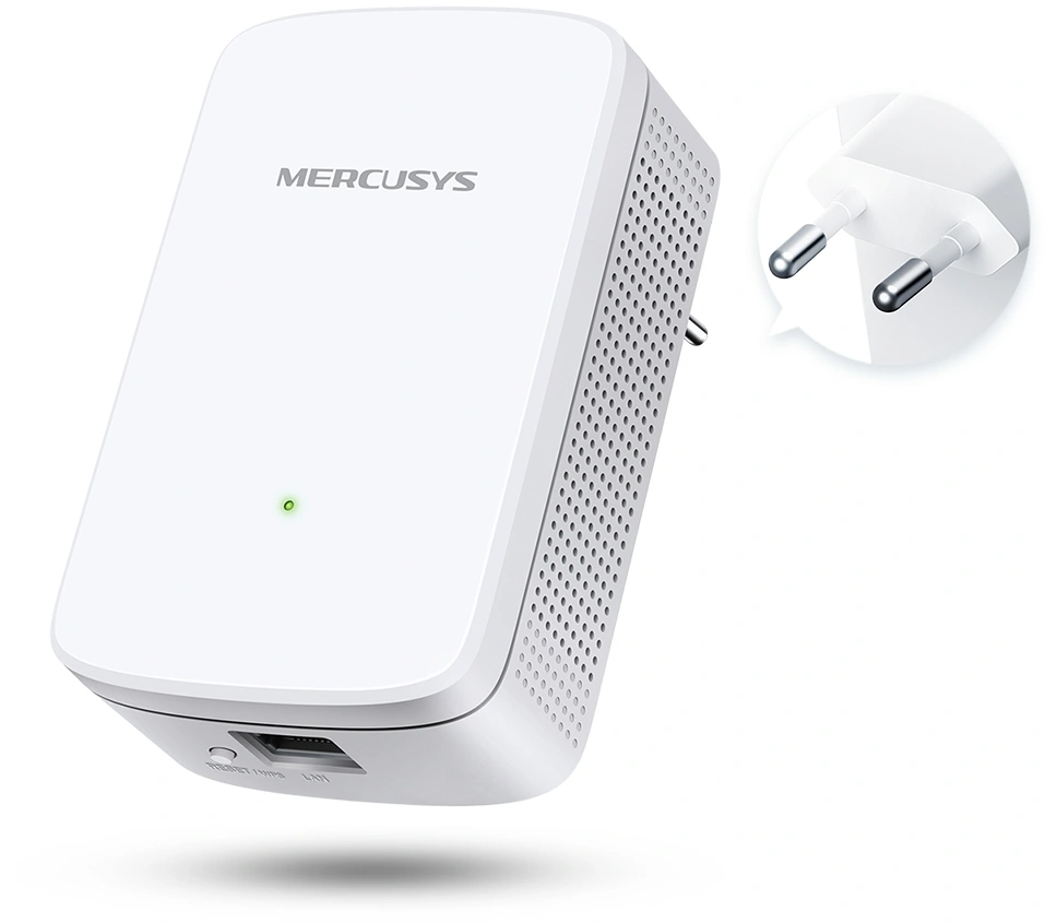 Повторитель беспроводного сигнала Mercusys ME10 N300 10/100BASE-TX белый Повторитель беспроводного сигнала Mercusys ME10 N300 10/100BASE-TX белый