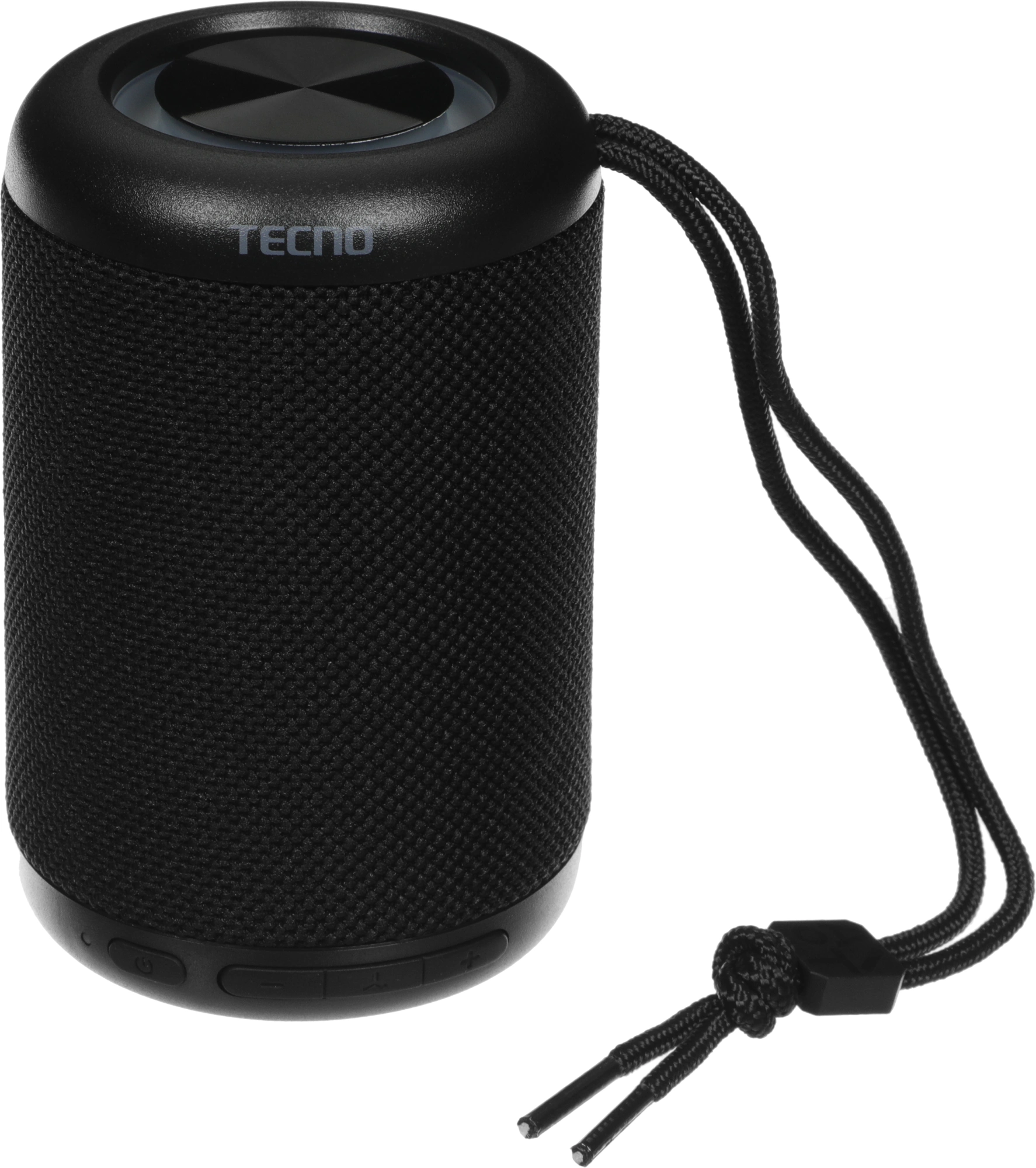 Колонка порт. Tecno S3 Square черный 3W 1.1 BT 2000mAh (S3)