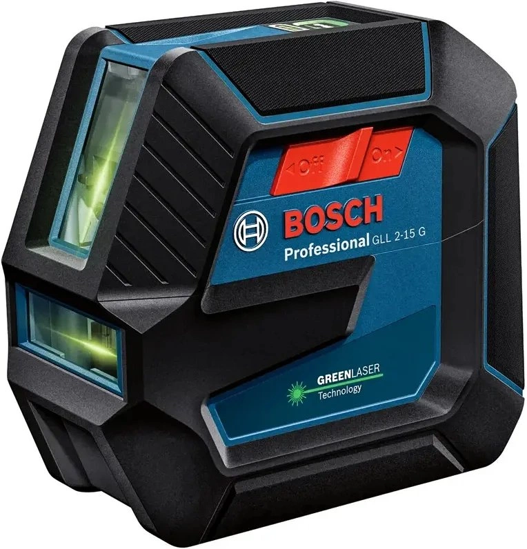 Нивелир лазерн. Bosch GLL 2-15G 2кл.лаз. 540нм цв.луч. зеленый 2луч. (0601063W02)