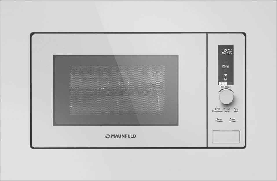 Микроволновая печь Maunfeld JBMO820GW01 20л. 1080Вт белый (встраиваемая)