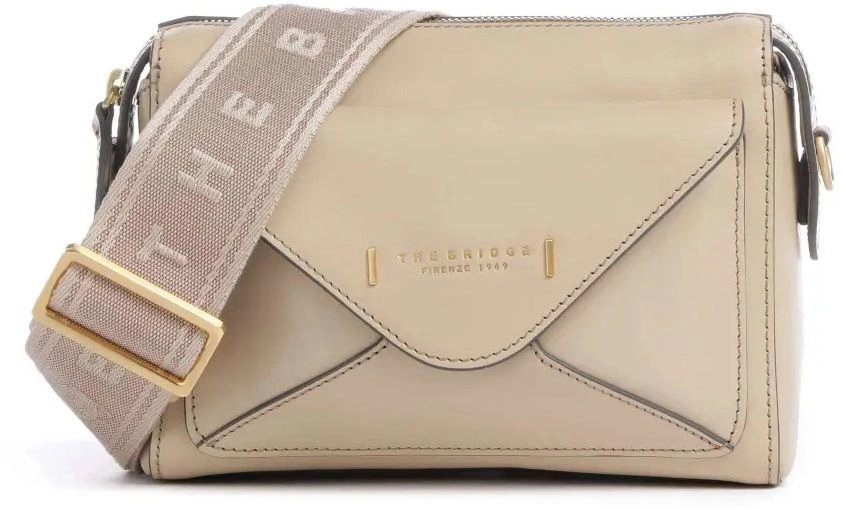 Сумка кросс-боди женская The Bridge Frida 04290401/YL пудровая натур.кожа