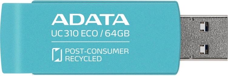Флеш Диск A-Data 64GB UC310E UC310E-64G-RGN USB3.2 зеленый