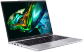 Ноутбук Acer Aspire AL14-31P-36EN Core i3 N300 8Gb SSD512Gb Intel UHD Graphics 14" IPS WUXGA (1920x1200) noOS silver WiFi BT Cam (NX.KS9ER.001)