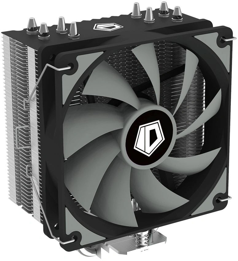 Устройство охлаждения(кулер) ID-Cooling SE-224K-I Soc-1200/1700/1851 серебристый/черный 4-pin 16-29dB Al+Cu 220W 650gr Bulk (SE-224K-I BULK)