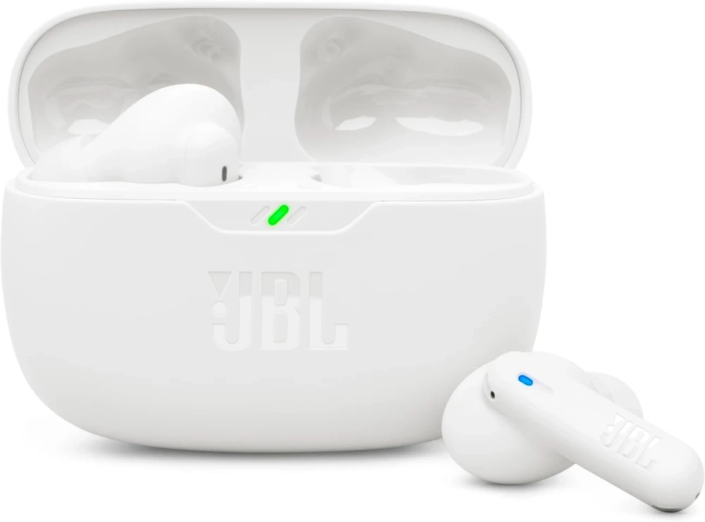 Гарнитура внутриканальные JBL Wave Beam 2 белый беспроводные bluetooth в ушной раковине (JBLWBEAM2WHT)
