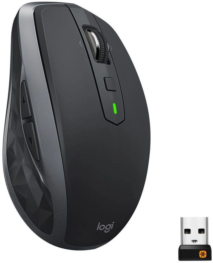 Мышь Logitech MX Anywhere 2S графитовый оптическая 4000dpi беспров. BT/Radio USB 7but (910-006211)