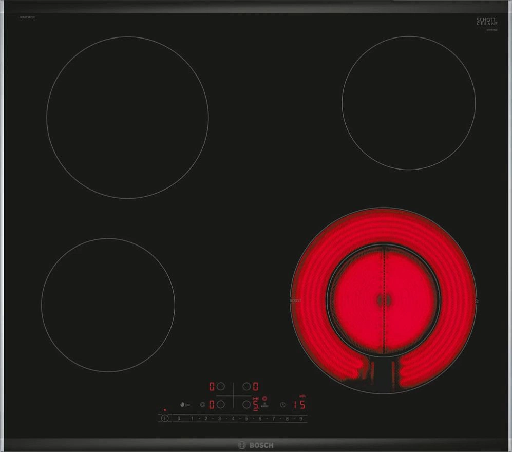 Варочная поверхность Bosch PKF675FP2E черный