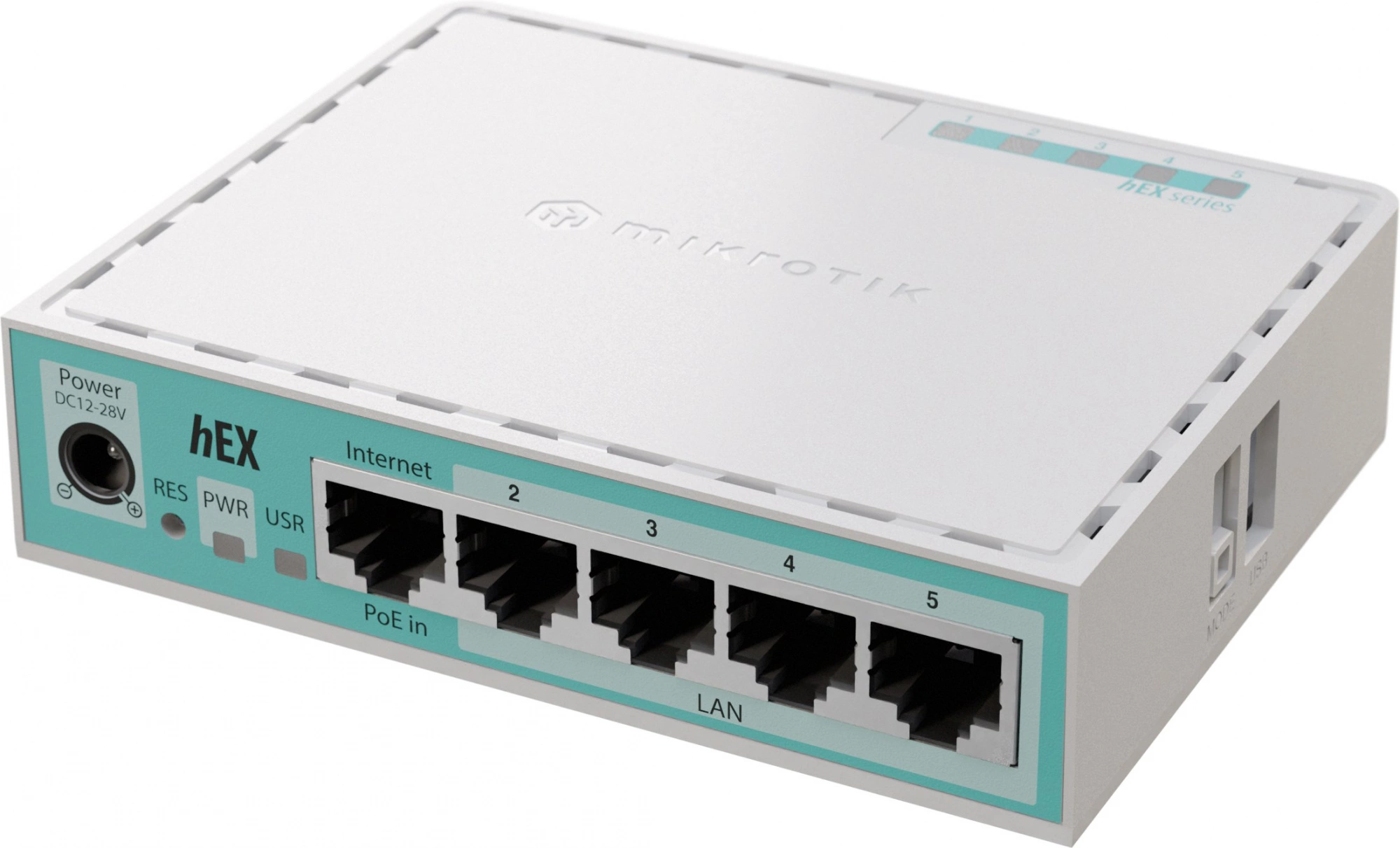 Маршрутизатор MikroTik hEX refresh (E50UG) 10/100/1000BASE-TX белый