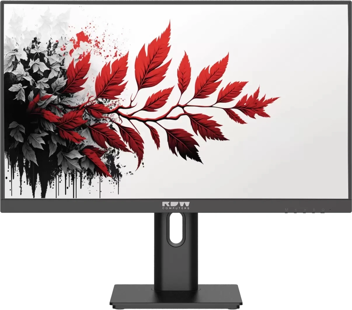 Монитор RDW Computers 27" RDW2701K черный IPS 5ms 16:9 HDMI M/M матовая HAS Piv 1000:1 300cd 178гр/178гр 1920x1080 120Hz VGA DP FHD (RUS)