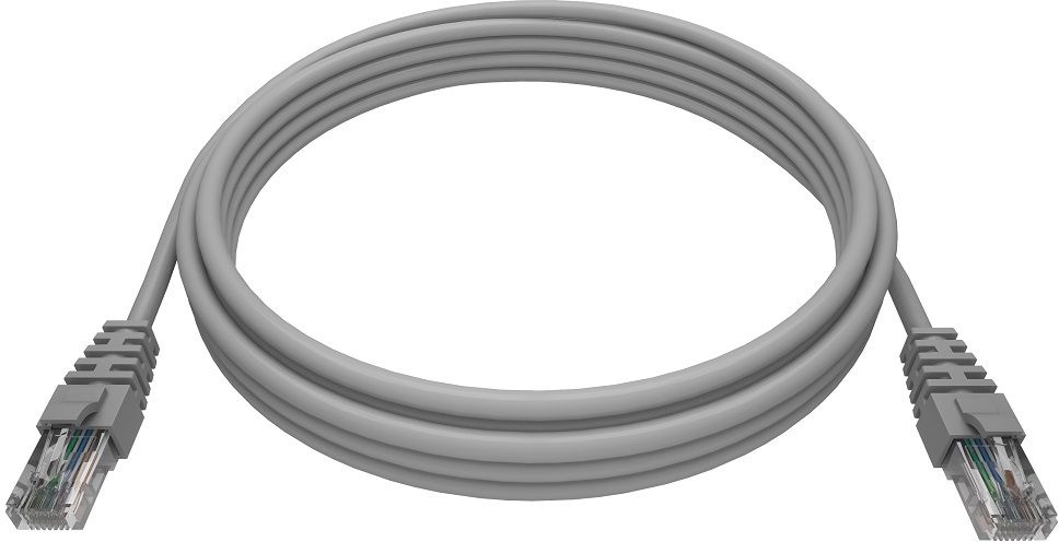 Патч-корд NTSS NTSS-PC-UTP-RJ45-6-1.0-LSZH-GY UTP RJ-45 вил.-вилка RJ-45 кат.6 1м серый LSZH 24AWG