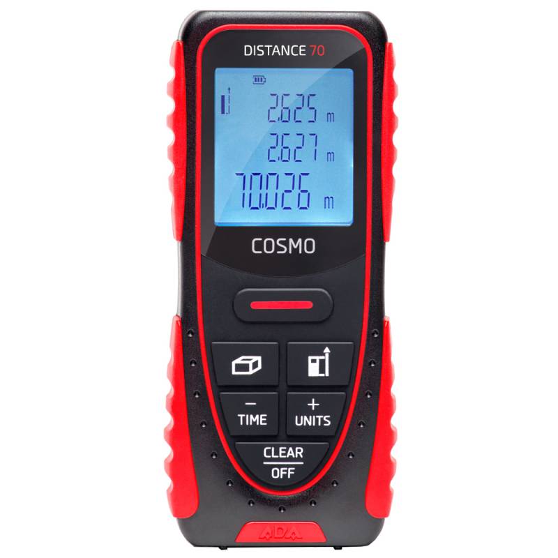 Лазерный дальномер Ada Cosmo 70 2кл.лаз. 635нм цв.луч. красный в кейсе (А00429)