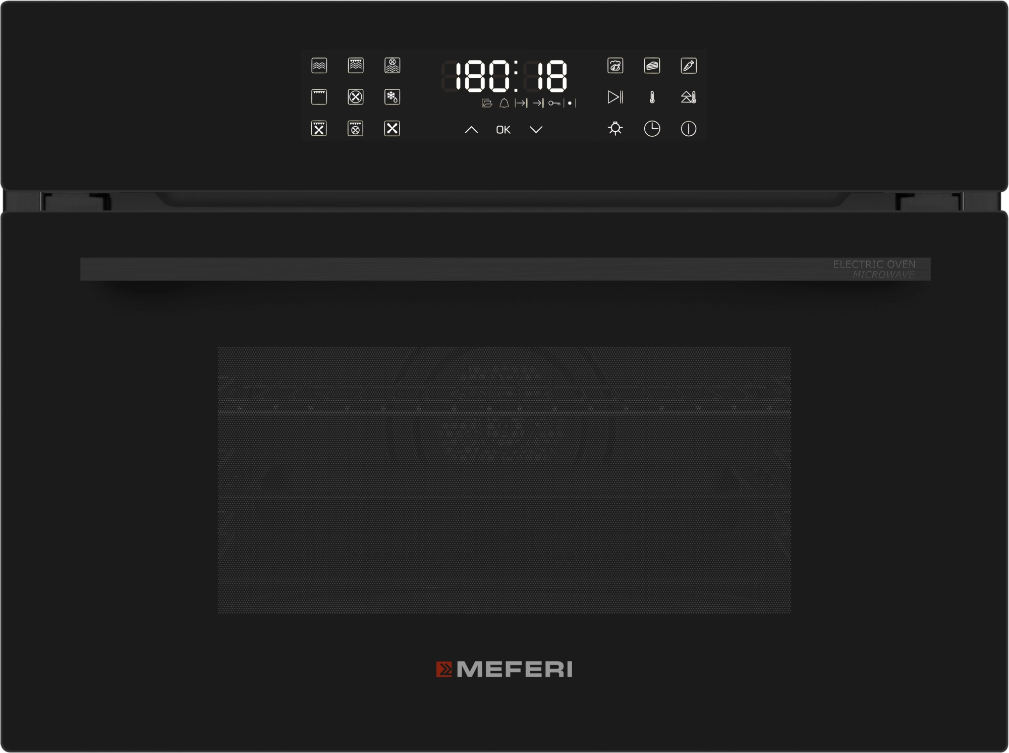 Духовой шкаф Электрический Meferi Microwave MEO609BK черный/нержавеющая сталь