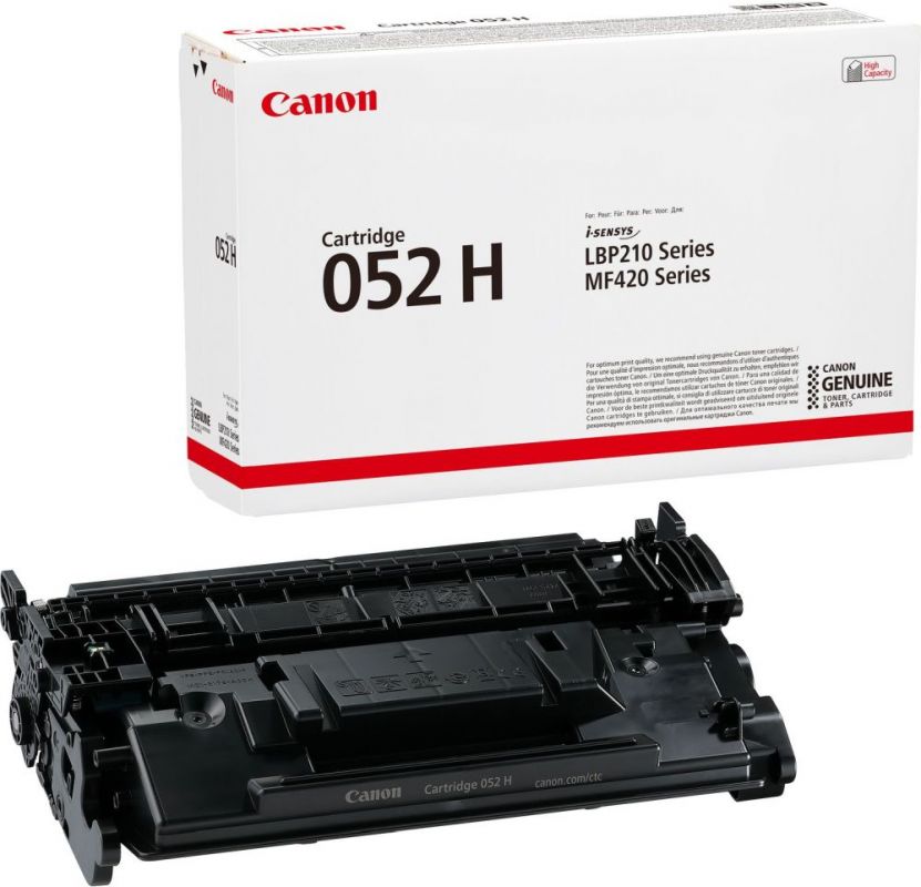 Картридж лазерный Canon 052H 2200C002 черный бар.в компл. (9200стр.) для Canon MF421dw/MF426dw/MF428x/MF429x