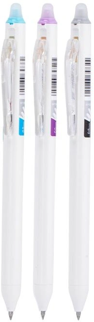 Набор ручек гелев. Deli EG160-3AS белый (3шт) стираемая