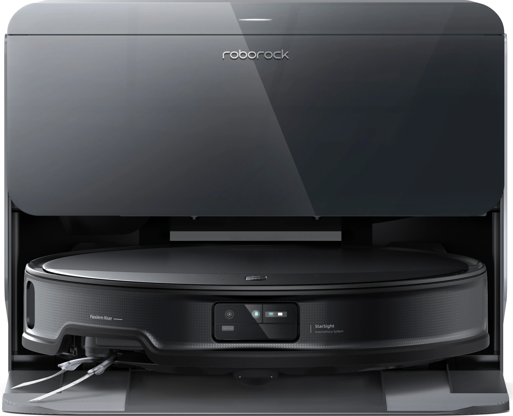 Пылесос-робот Roborock Saros 10Rr refill & drainage 66Вт черный