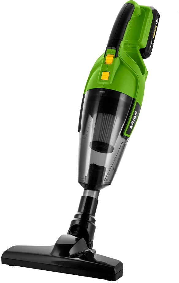 Пылесос ручной Kitfort КТ-5294 120Вт черный/зеленый