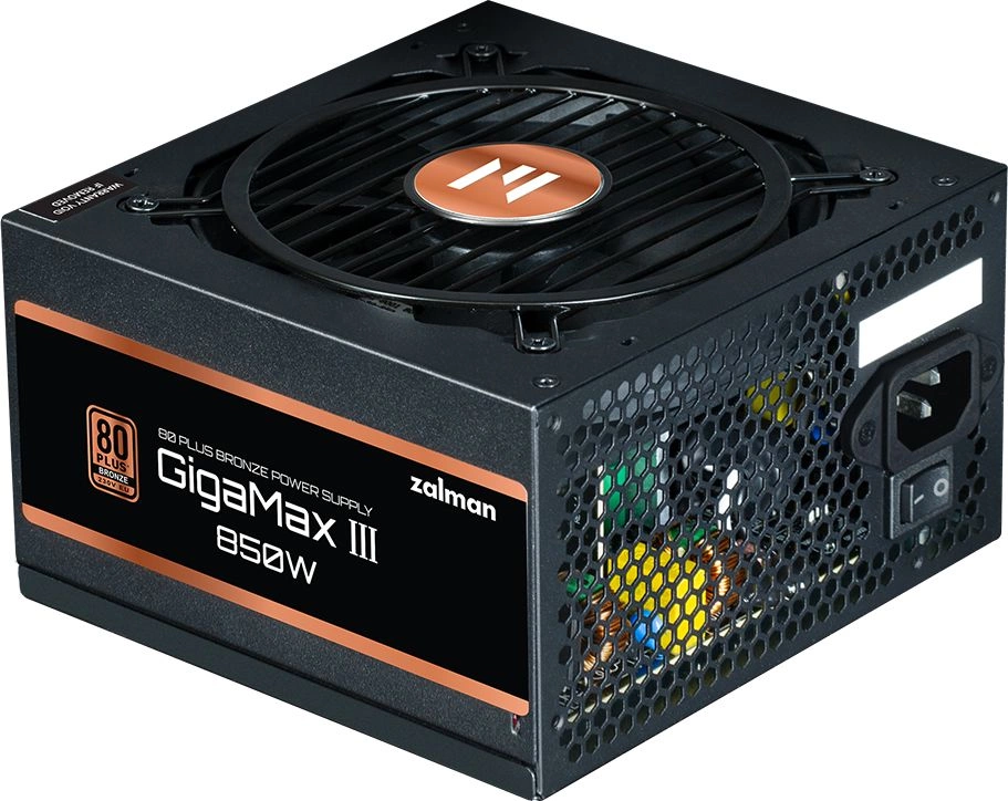 Блок питания Zalman ATX 850W ZM850-GV3 Gen.5 80+ bronze (20+4pin) APFC 120mm fan 6xSATA RTL