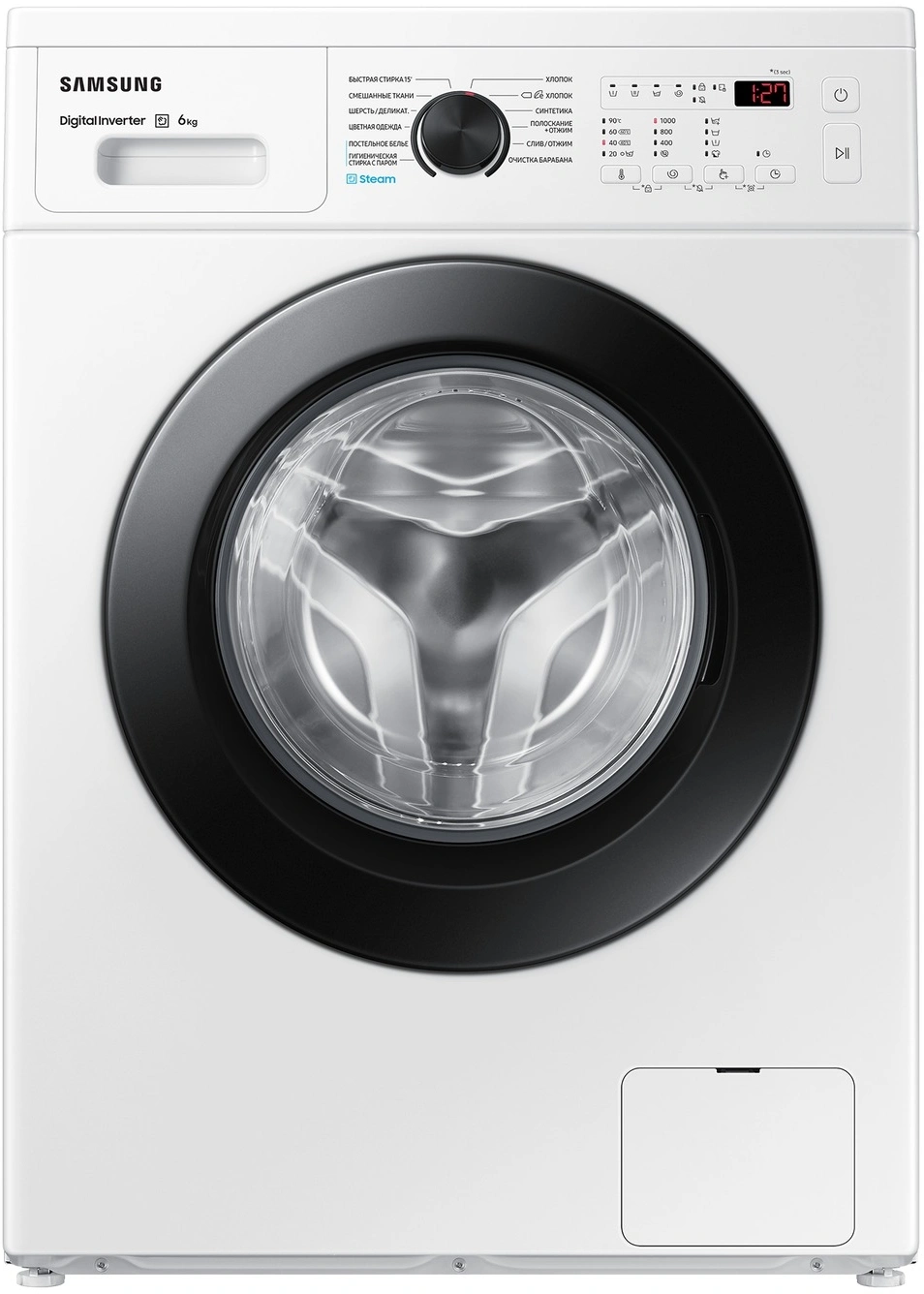 Стиральная машина Samsung WW60AG4S00CE/LD класс: A загр.фронтальная макс.:6кг белый инвертор