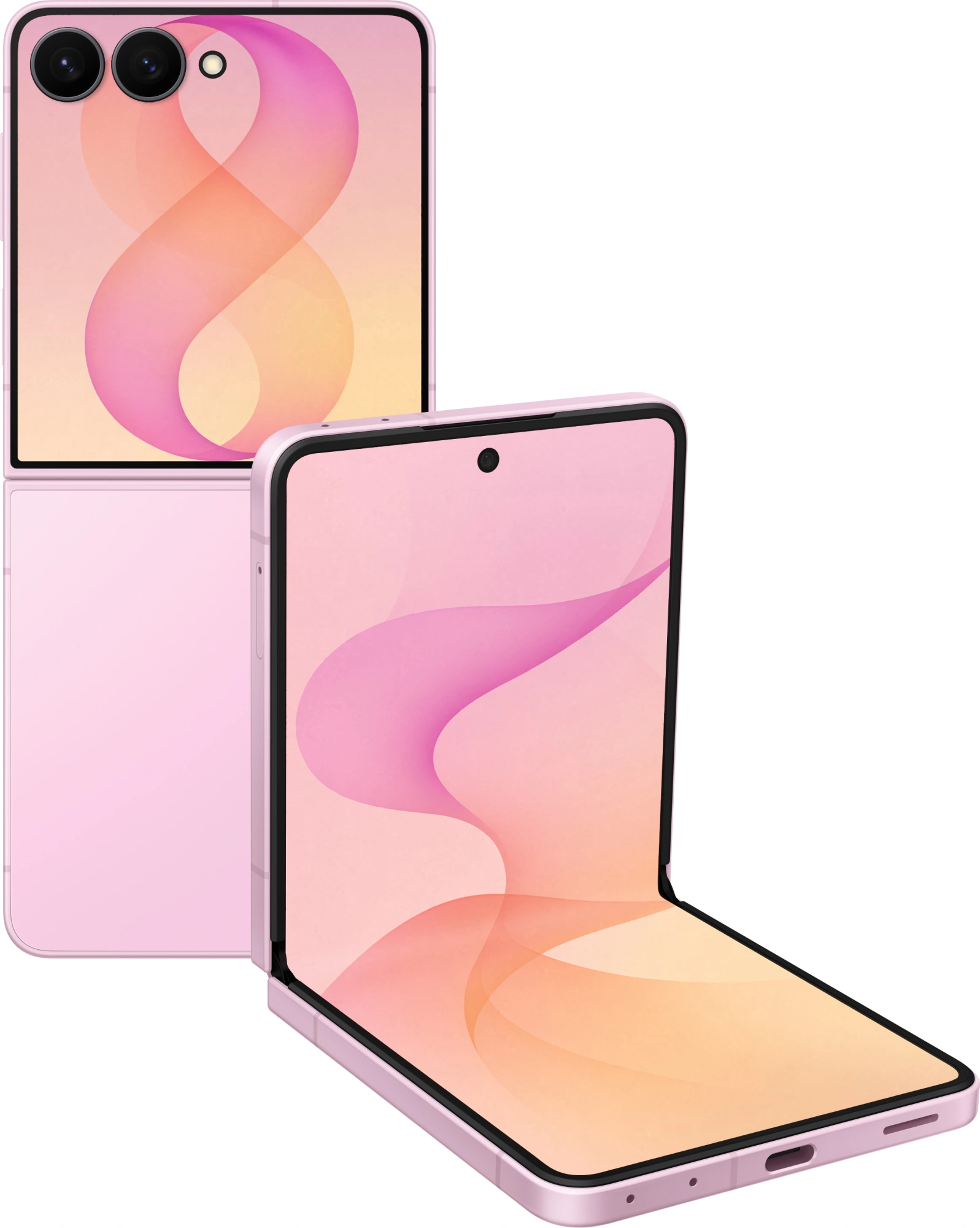 Смартфон Samsung SM-F776B Galaxy Z Flip 8 256Gb 12Gb розовый раскладной 3G 4G 1Sim 6.9" 1080x2520 Android 17 50Mpix 802.11 a/b/g/n/ac/ax/be NFC GPS Protect