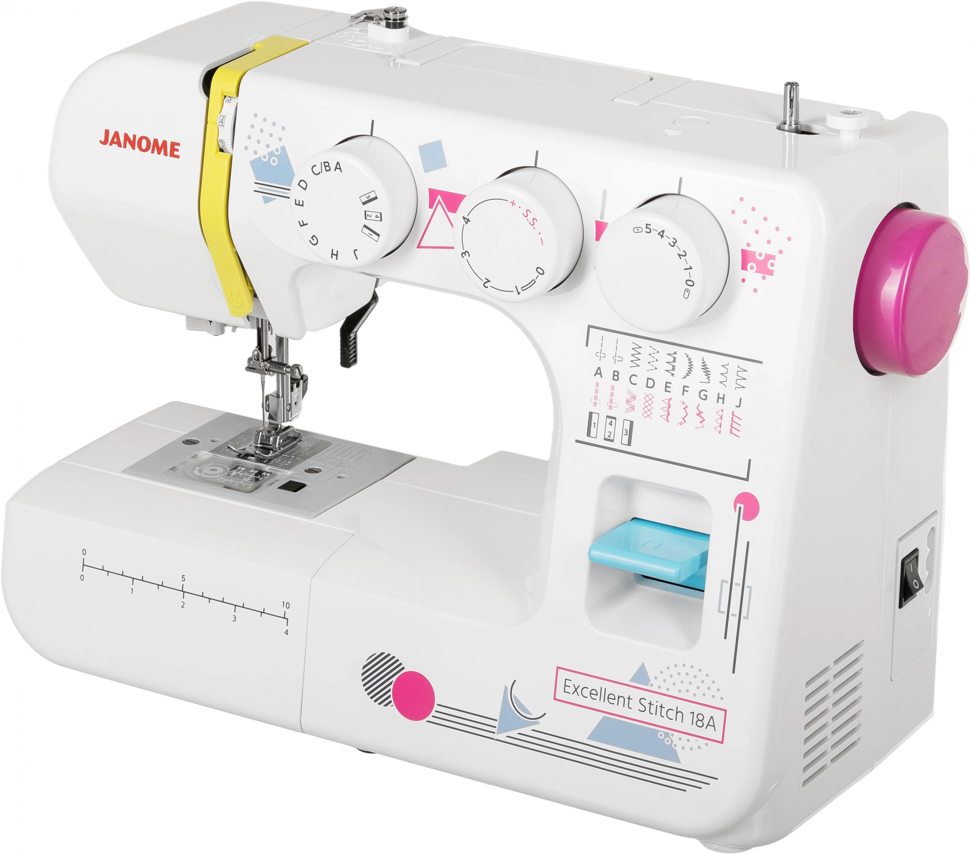 Швейная машина Janome Excellent Stitch 18A белый