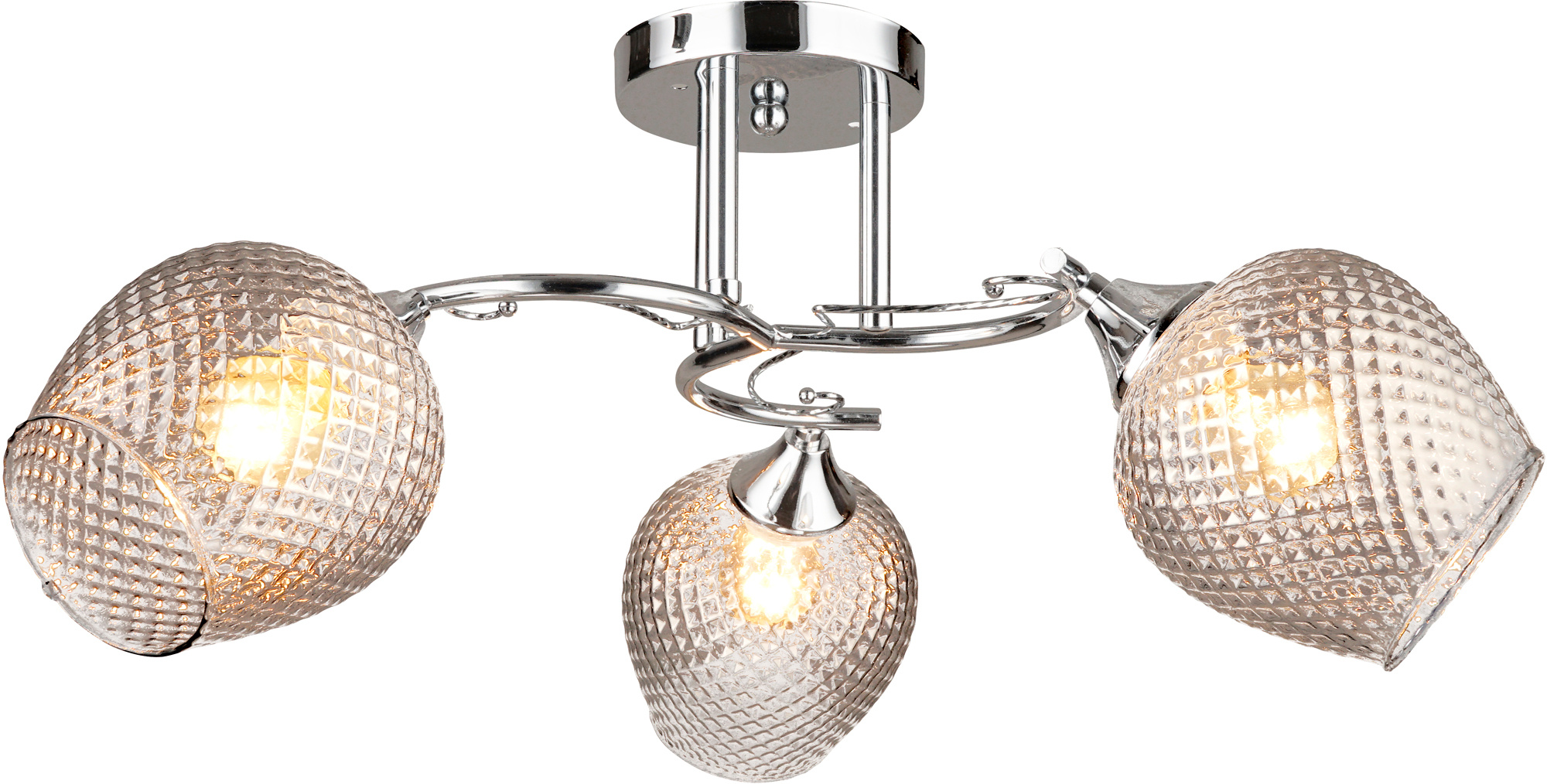 Люстра Hiper Vita H176-3 потолоч. хром