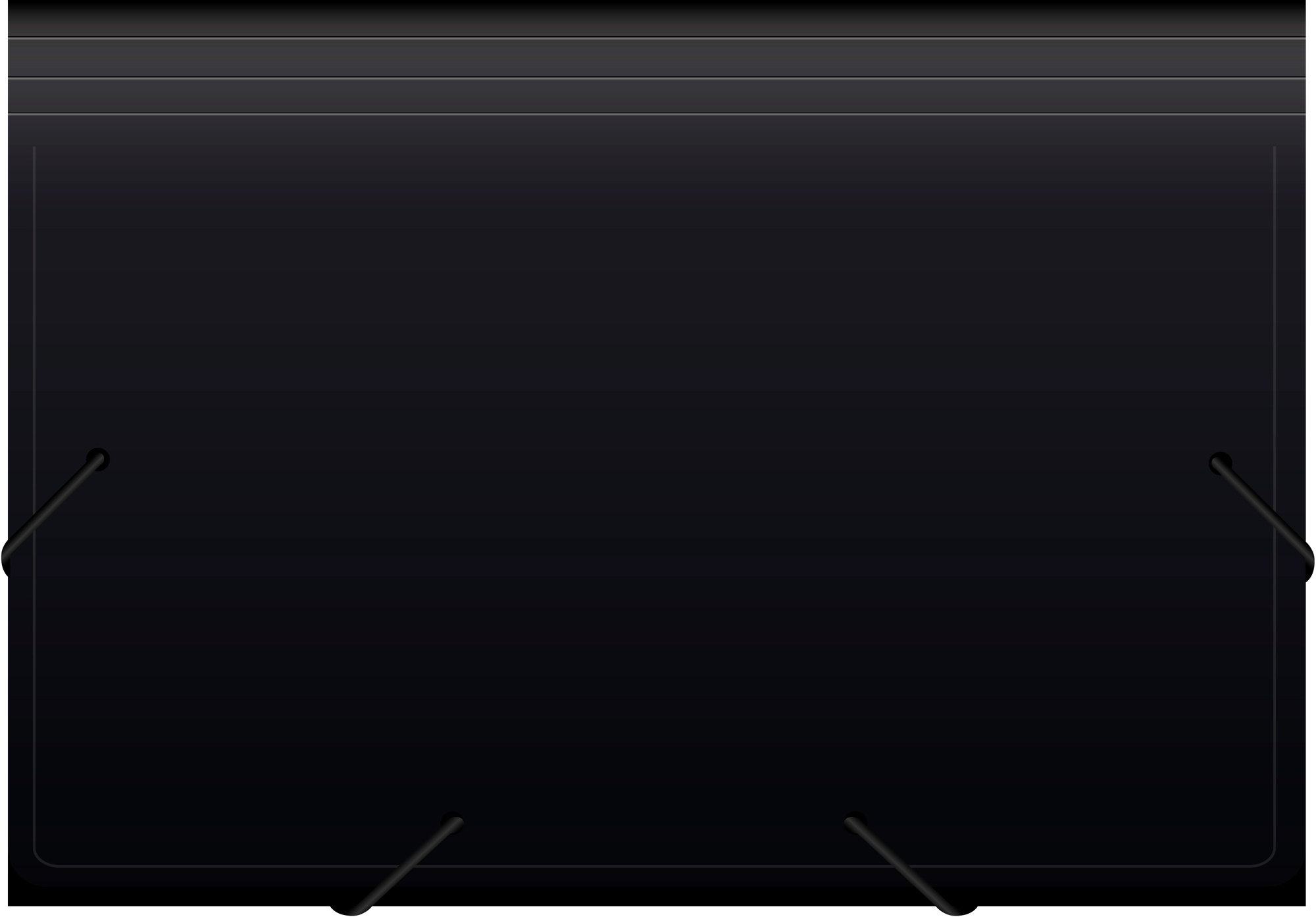 Портфель Бюрократ -BPR6BLCK 6 отдел. A4 пластик 0.7мм черный