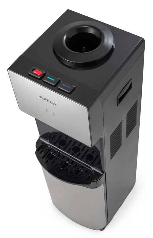 Кулер Hotfrost V400BS напольный компрессорный серебристый/черный