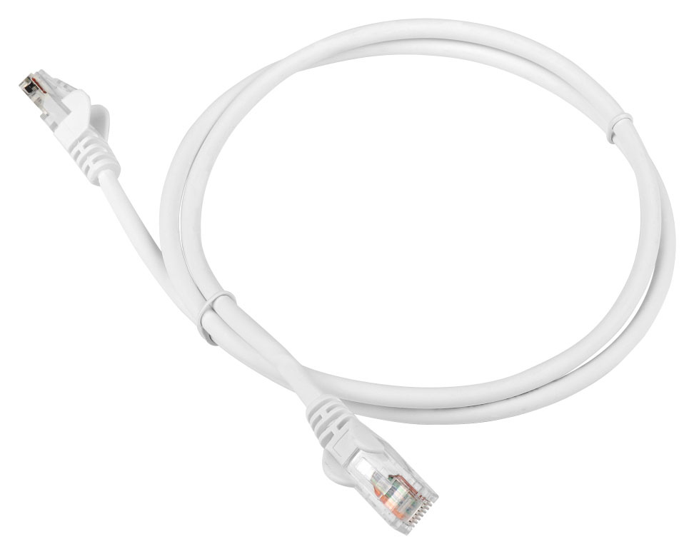 Патч-корд Lanmaster LAN-PC45/U5E-0.5-WH UTP RJ-45 вил.-вилка RJ-45 кат.5E 0.5м белый LSZH (уп.:1шт)