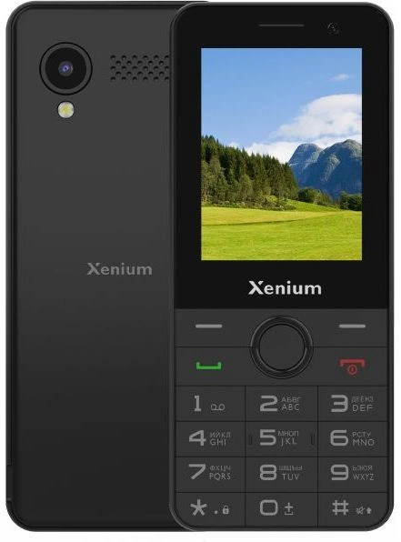 Мобильный телефон Xenium X900 черный моноблок 3G 4G 1Sim 2.4" 240x320 Spreadtrum ThreadX RTOS 0.3Mpix GPS GSM900/1800 GSM1900 MP3 FM A-GPS microSD max32Gb