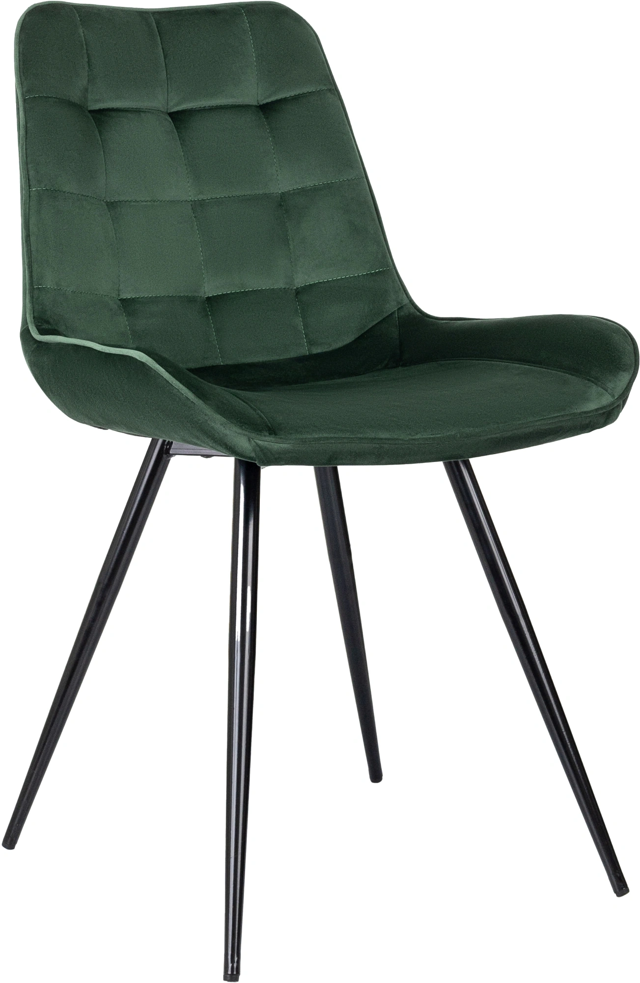 Стул для дома Бюрократ CH-K2 зеленый Holland 30 металл черный на ножках (CH-K2_1/HL30)