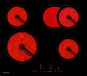 Варочная поверхность Weissgauff HV 642 BSG черный