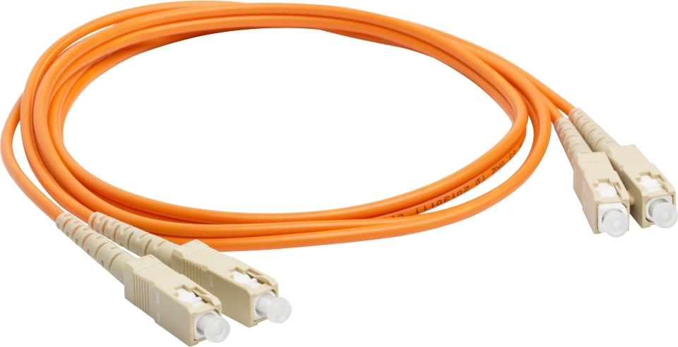Патч-корд Lanmaster LAN-2SC-2SC/OM2-2.0 2x50/125 OM2 SC дуплекс-SC дуплекс 2м LSZH оранжевый