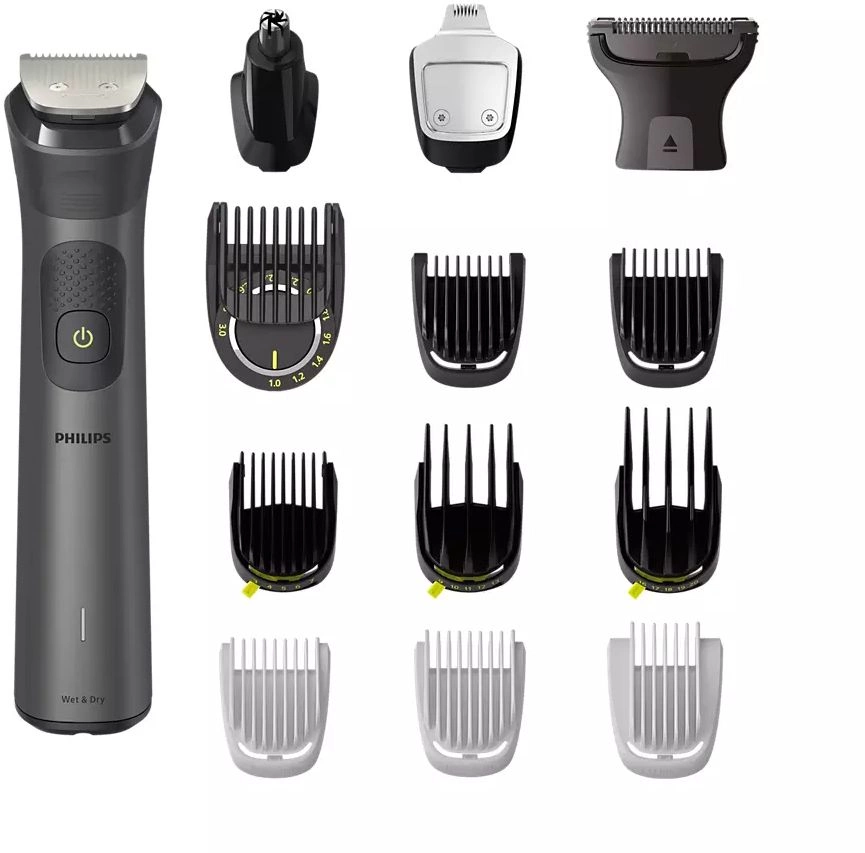 Триммер Philips MG7940/75 серый (насадок в компл:12шт)