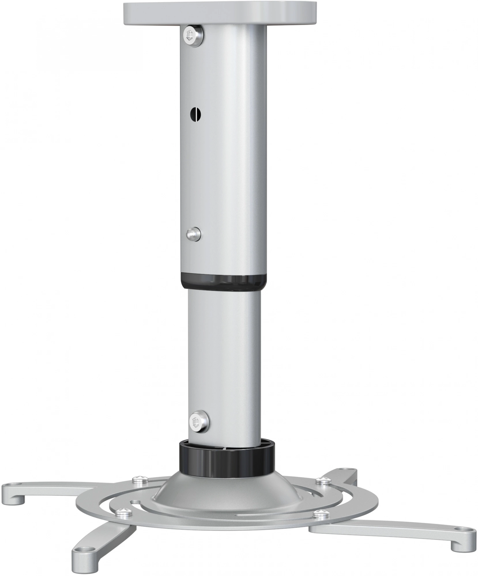 Кронштейн для проектора Cactus CS-VM-PR05M-AL серебристый макс.24кг потолочный поворот и наклон