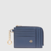 Чехол для кредитных карт Piquadro Lyra PP5910W92R/BLU4 синий натур.кожа