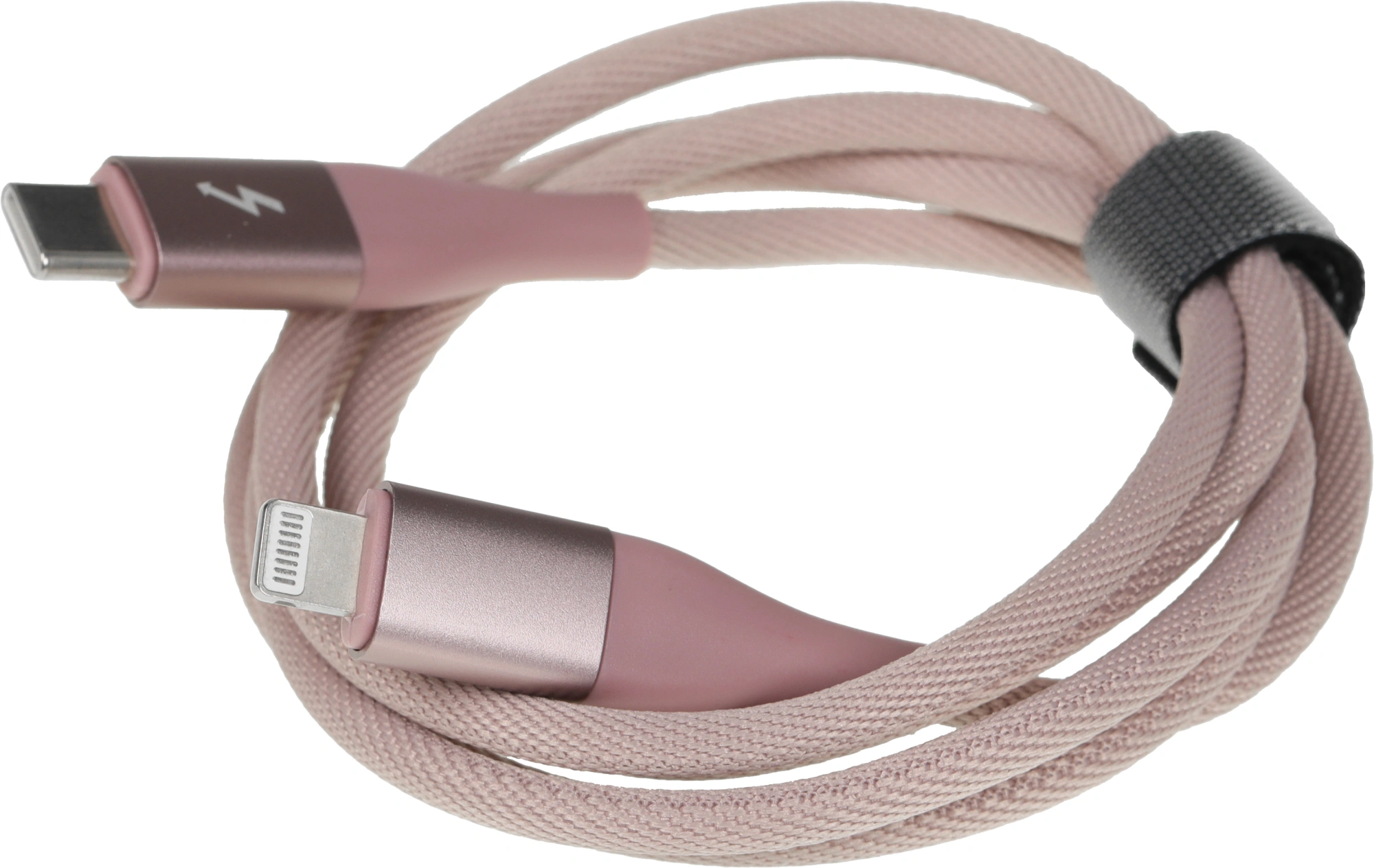 Кабель Solove DW5 DW5 PINK RUS USB Type-C (m)-Lightning (m) 1м розовый