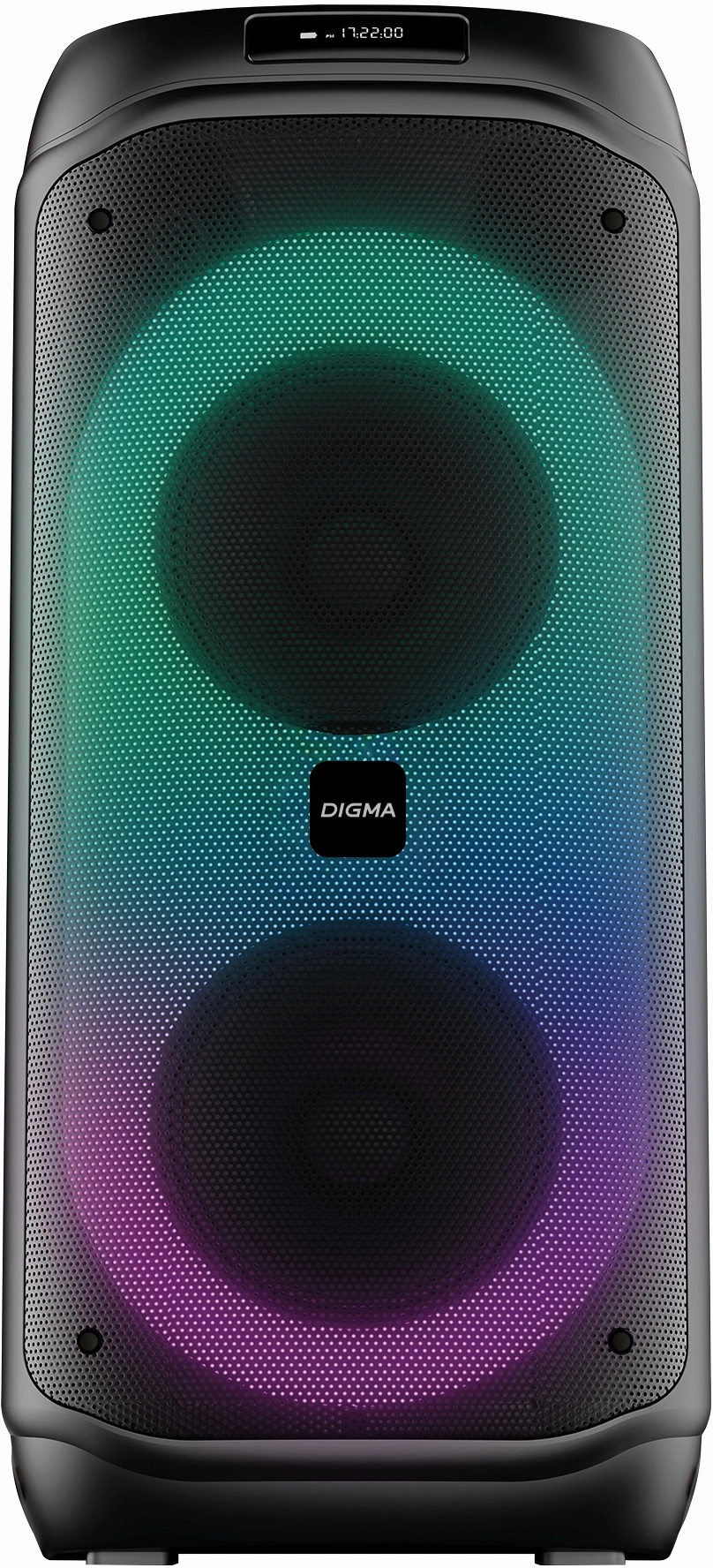 Минисистема Digma D-MC1722 черный 60Вт FM USB BT micro SD
