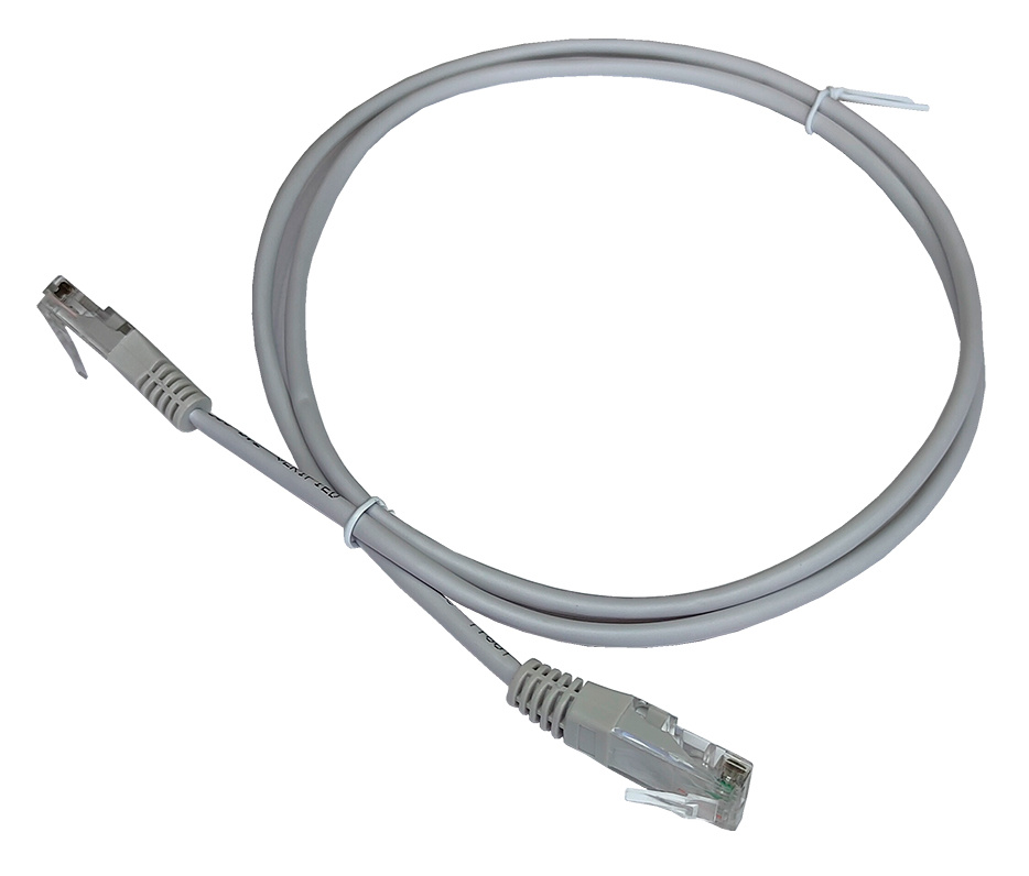 Патч-корд Lanmaster TWT2-45-45-5.0-GY RJ-45 вил.-вилка RJ-45 кат.5E 5м серый ПВХ