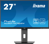 Монитор Iiyama 27" ProLite XUB2797QSN-B2 черный IPS LED 16:9 HDMI M/M матовая HAS Piv 1300:1 300cd 178гр/178гр 2560x1440 100Hz DP Quad HD 2K (1440p) USB 6.1кг