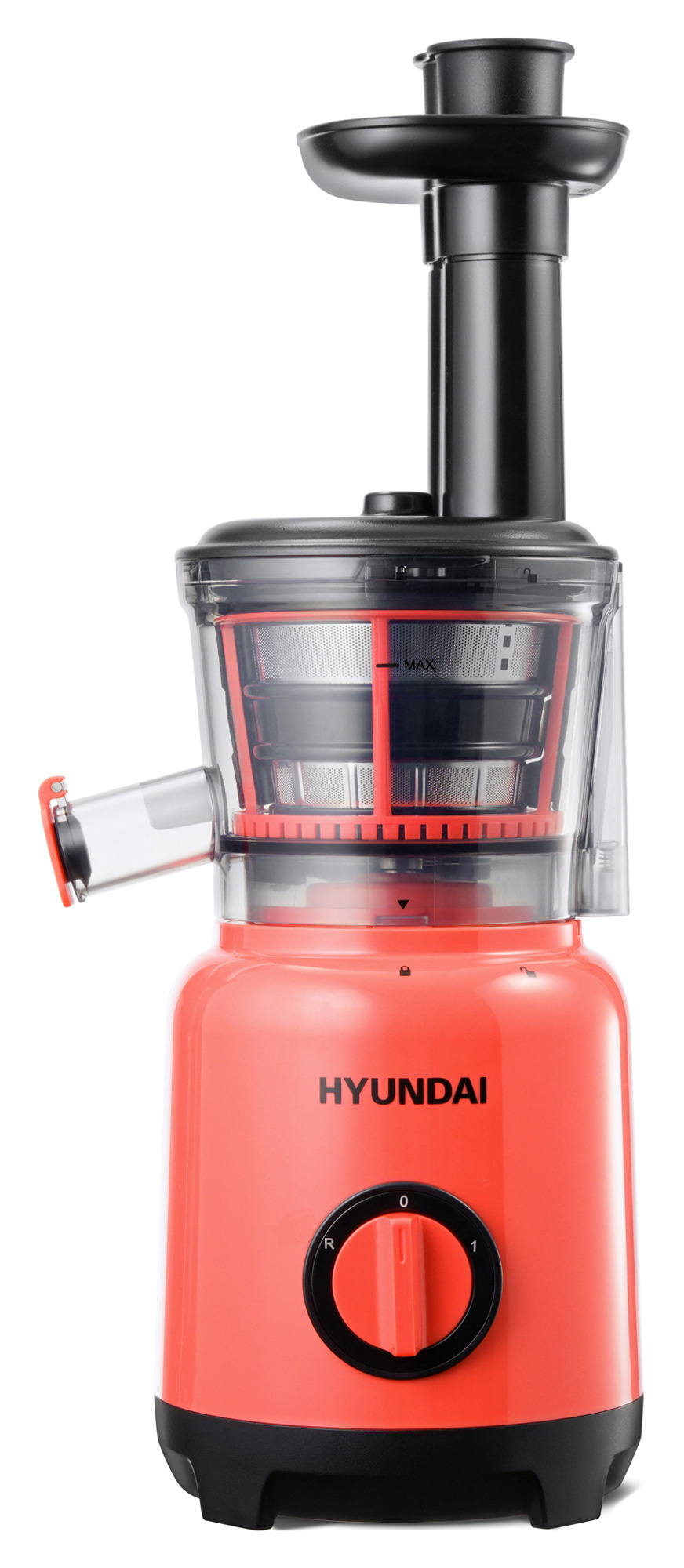Соковыжималка шнековая Hyundai HY-JS5534 300Вт рез.сок.:600мл. оранжевый