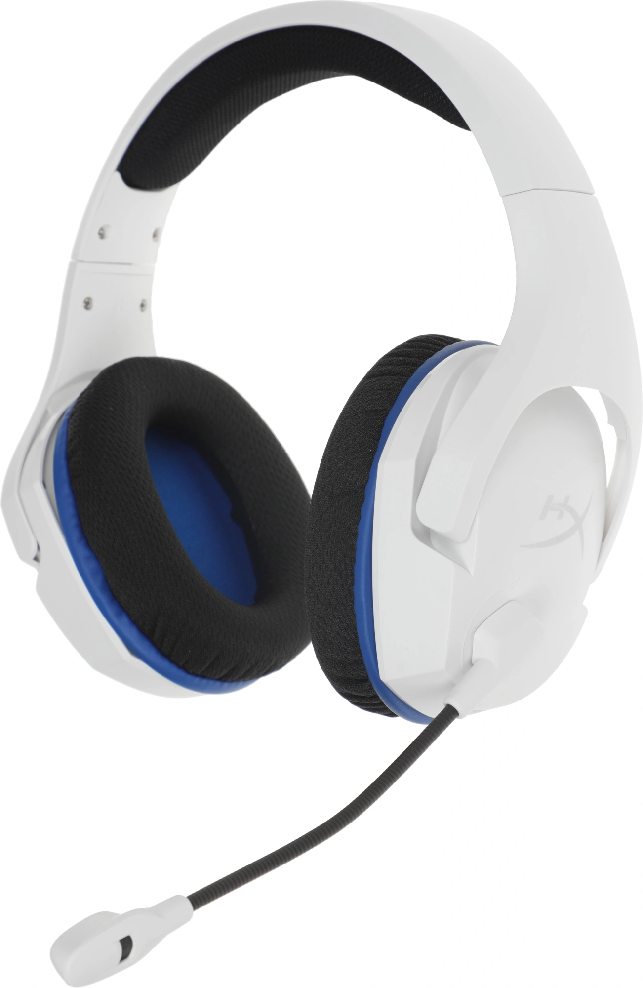 Наушники с микрофоном HyperX Stinger Core Wireless PS5 (CS002-WA) белый/голубой мониторные Radio оголовье (4P5J1AA)