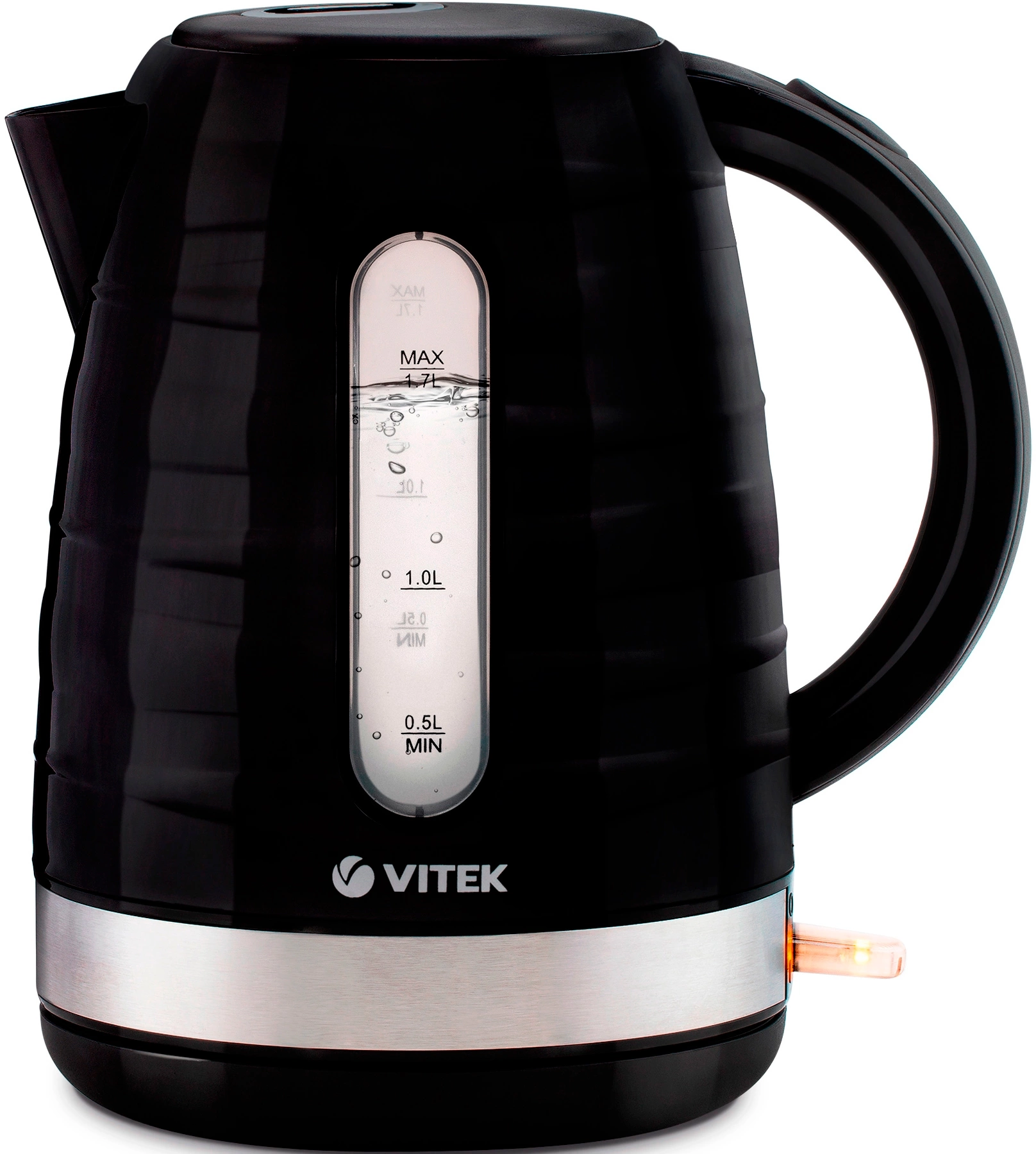 Чайник электрический Vitek VT-1174 1.7л. 2200Вт черный корпус: пластик