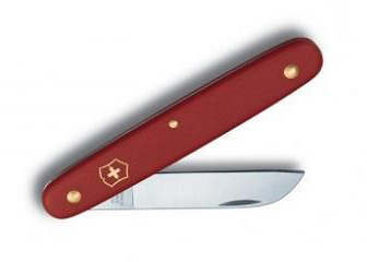 Нож перочинный Victorinox EcoLine Floral (3.9050) 100мм 1функц. красный без упаковки