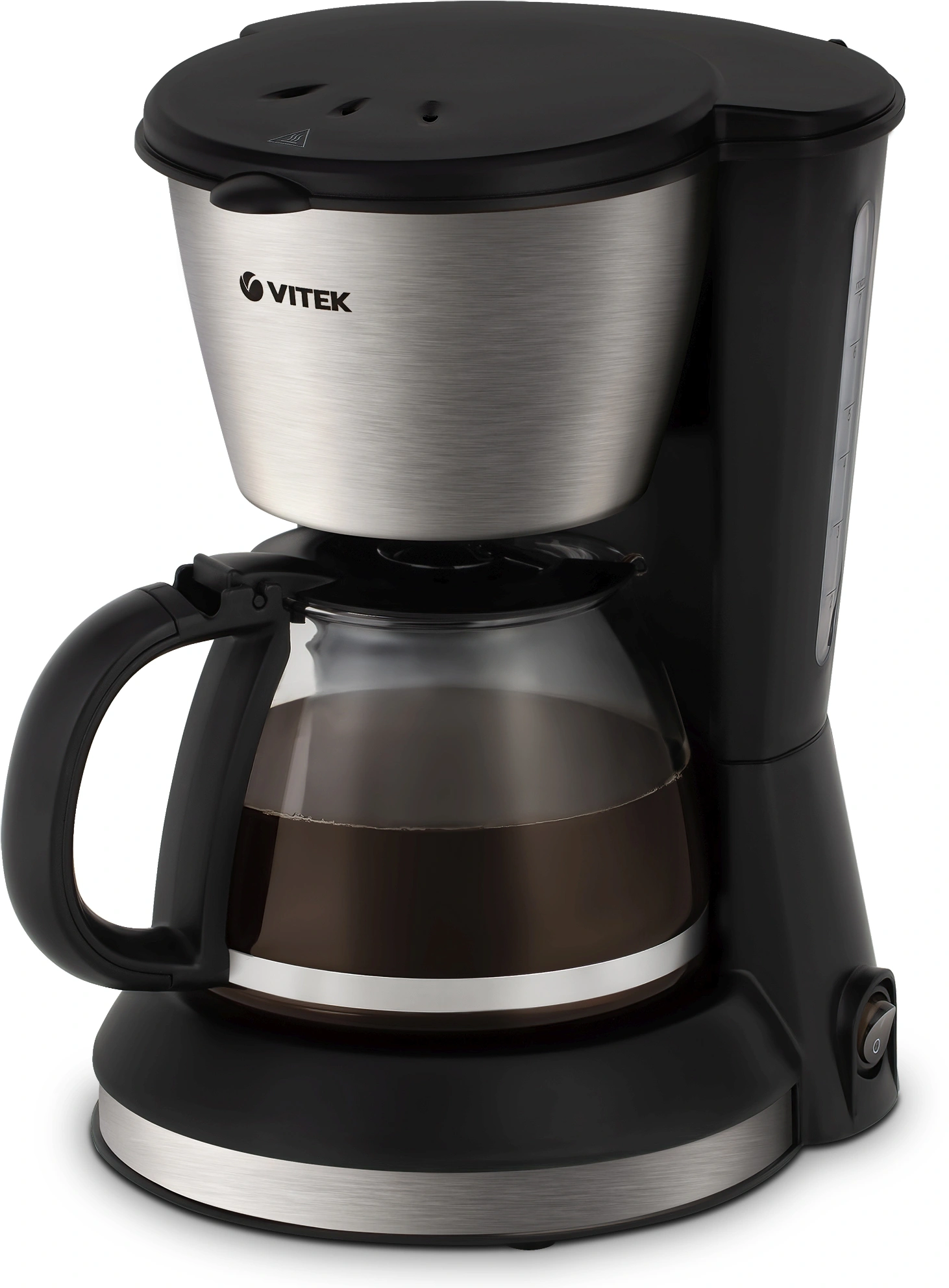 Кофеварка капельная Vitek VT-1506 BK 550Вт черный/серебристый