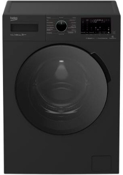 Стиральная машина Beko WSPE7H616A класс: A+++ загр.фронтальная макс.:7.5кг антрацит инвертер